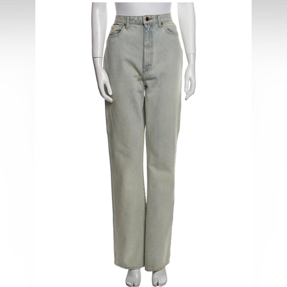 Khaite Danielle High Rise Wide Leg Jeans size US 30